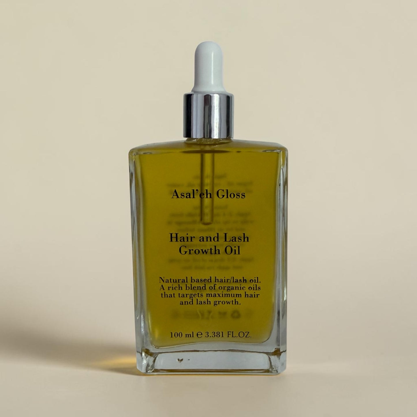 Asal’eh Gloss 100ml glass bottle