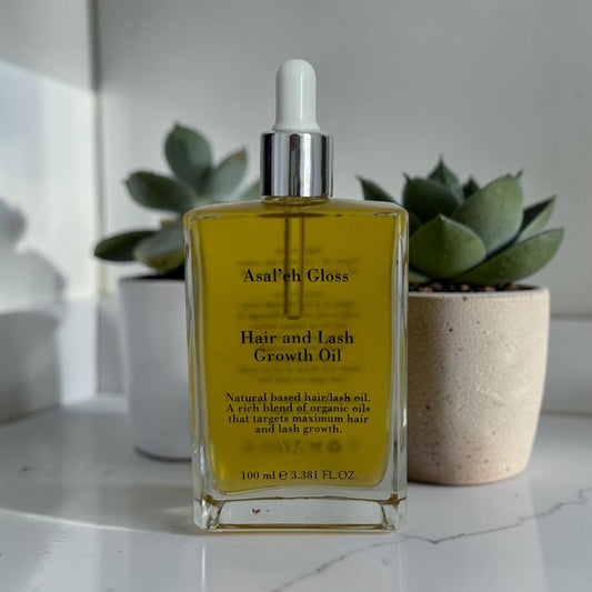 Asal’eh Gloss 100ml glass bottle