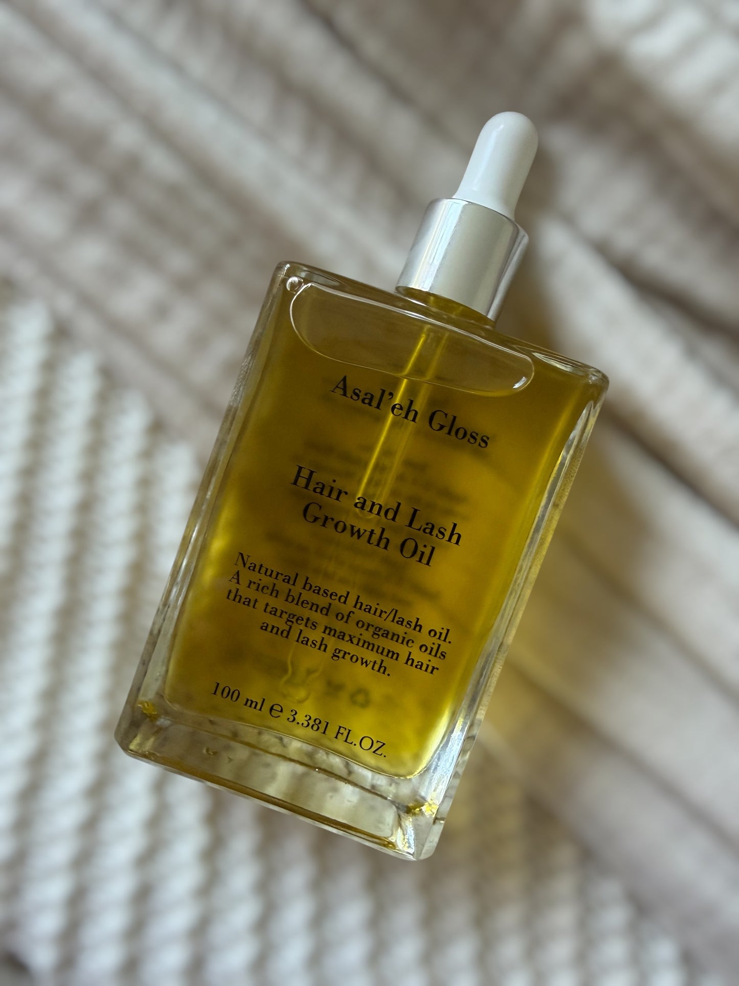 Asal’eh Gloss 100ml glass bottle